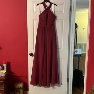 Azazie Bridesmaid dress size 8– color: Mulberry. Not sure if the style.